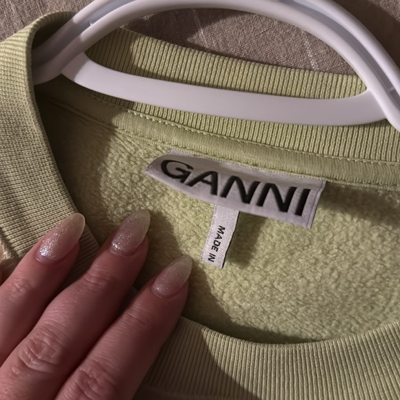 GANNI Green Isoli Rock Sweatshirt - Picture 4 of 5